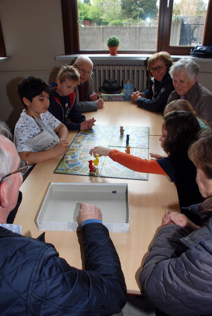 Grootoudernamiddag in het 3de leerjaar